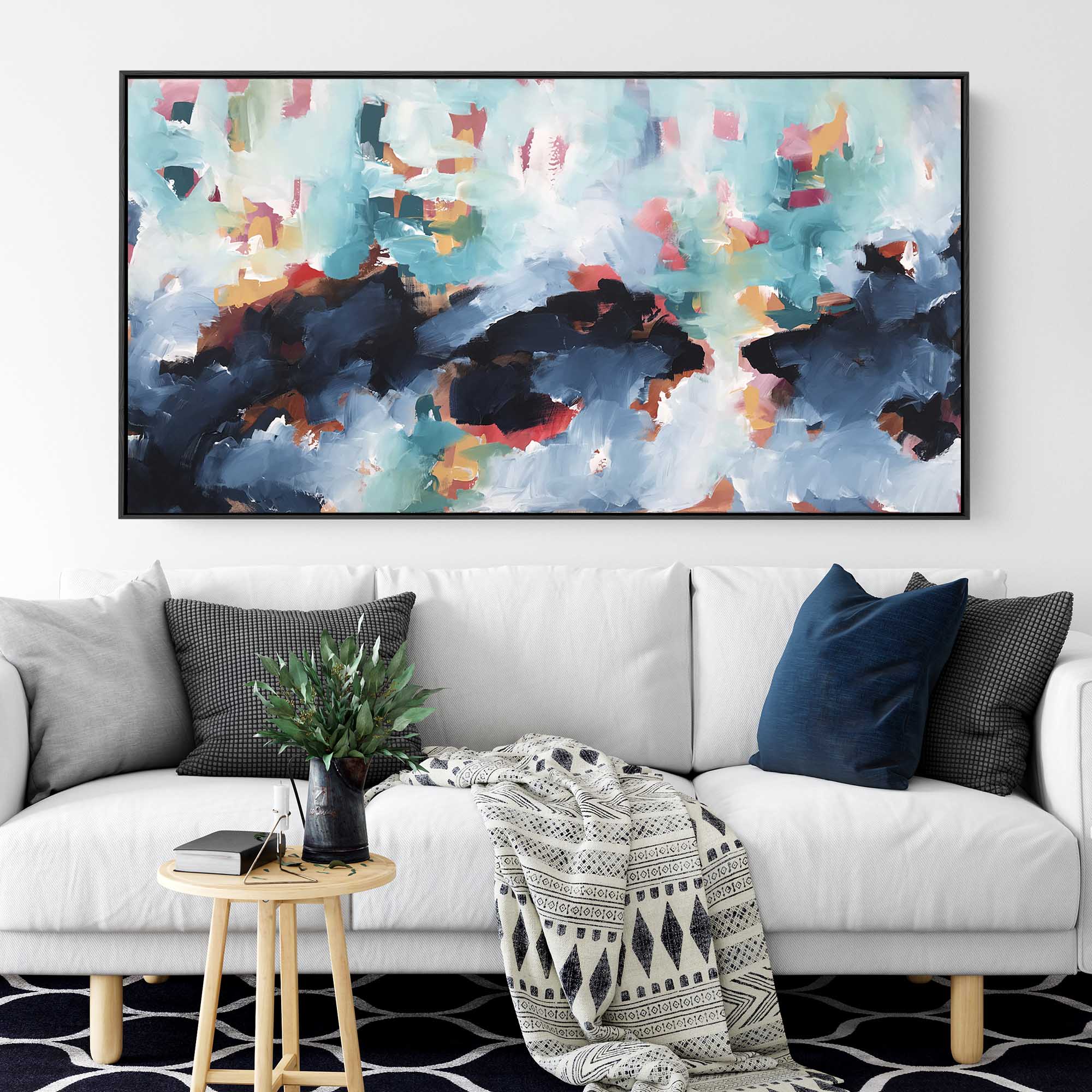 A Ripple In the Ocean - 152x80 cm - Original Painting