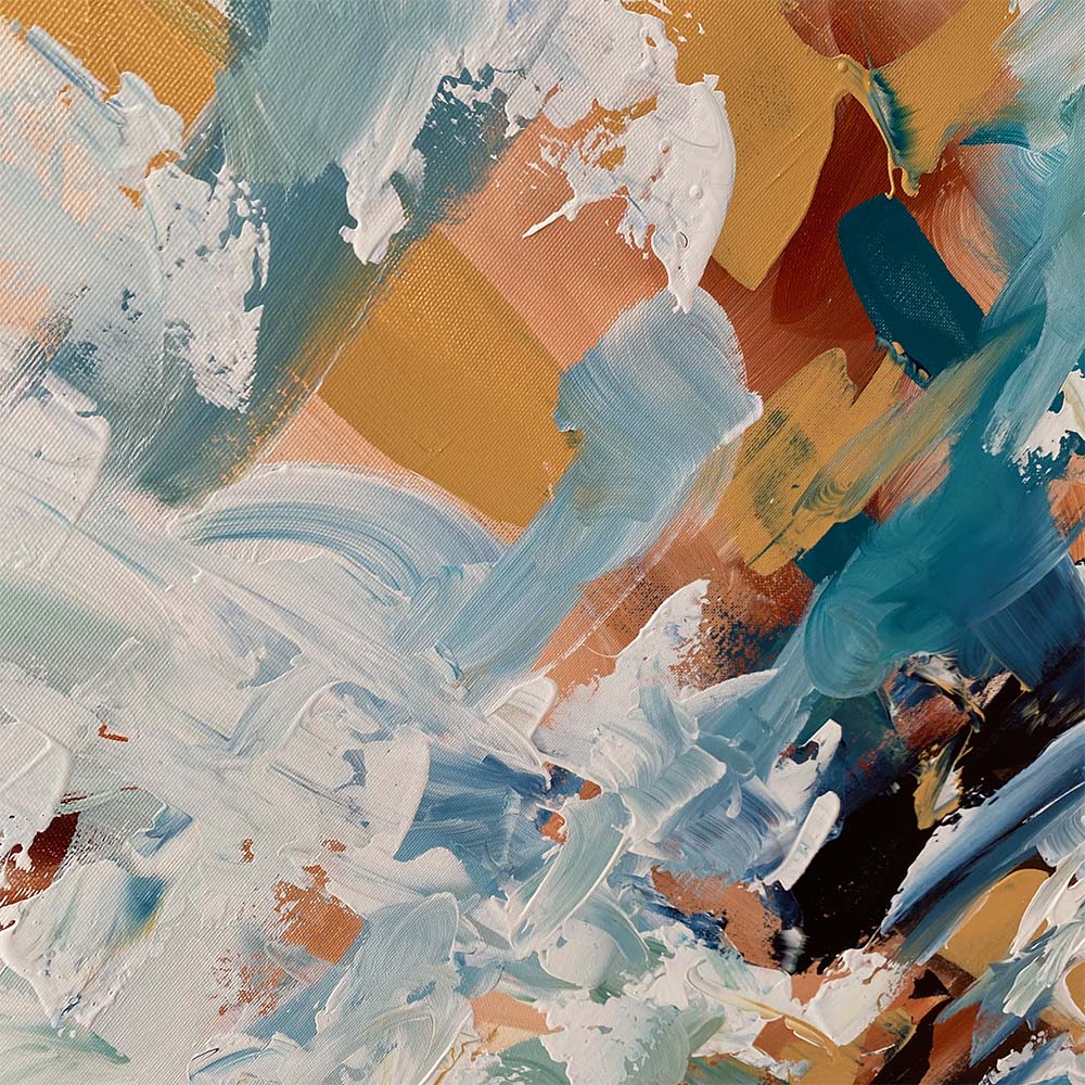 Breaking The Unknown - 102x102 cm - Original Painting