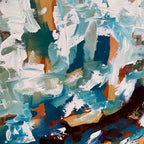 Breaking The Unknown 3 - 102x102 cm - Original Painting