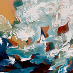 Breaking The Unknown 3 - 102x102 cm - Original Painting