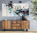 Breakwater - 152x76 cm - Original Painting-OmarObaid.com
