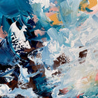 The Beat Of The Ocean - 120x90 cm - Original Painting