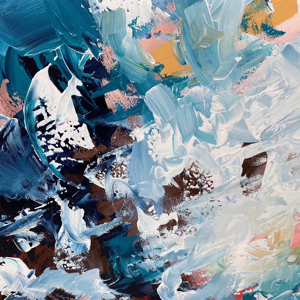 The Beat Of The Ocean - 120x90 cm - Original Painting
