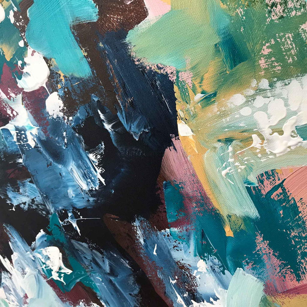 Rebuilding The Fortress 2 - 152x92 cm - Original Painting