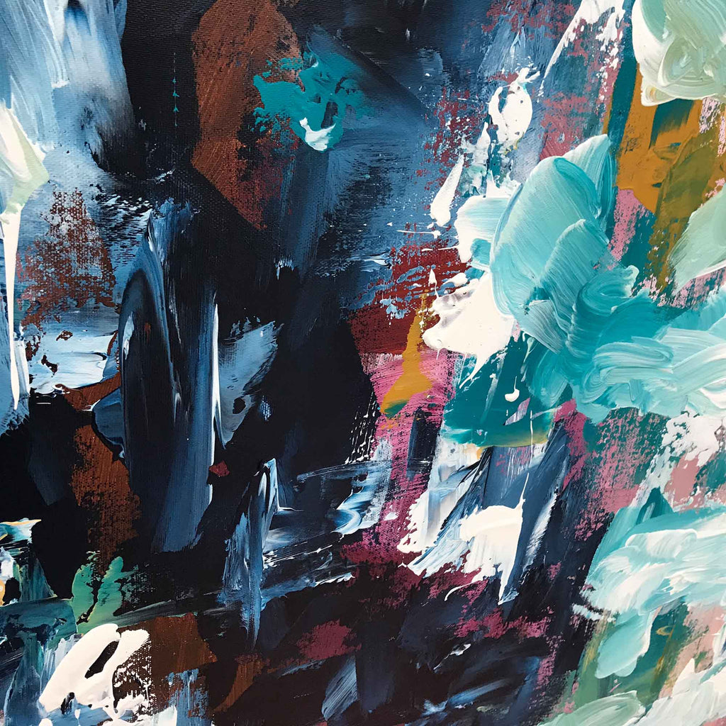 Rebuilding The Fortress 2 - 152x92 cm - Original Painting