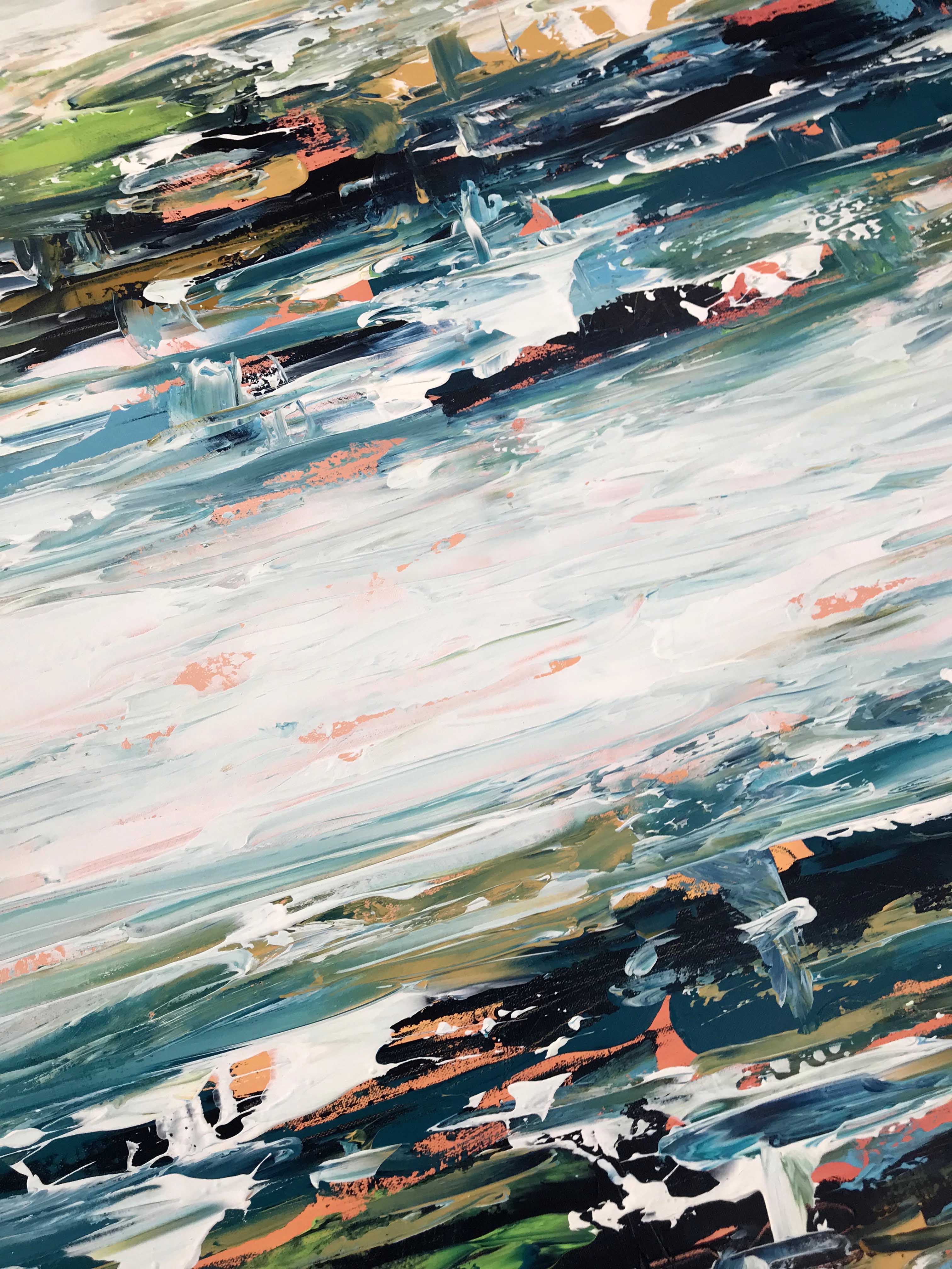 Exertion X - 122x90 cm - Original Painting-OmarObaid.com