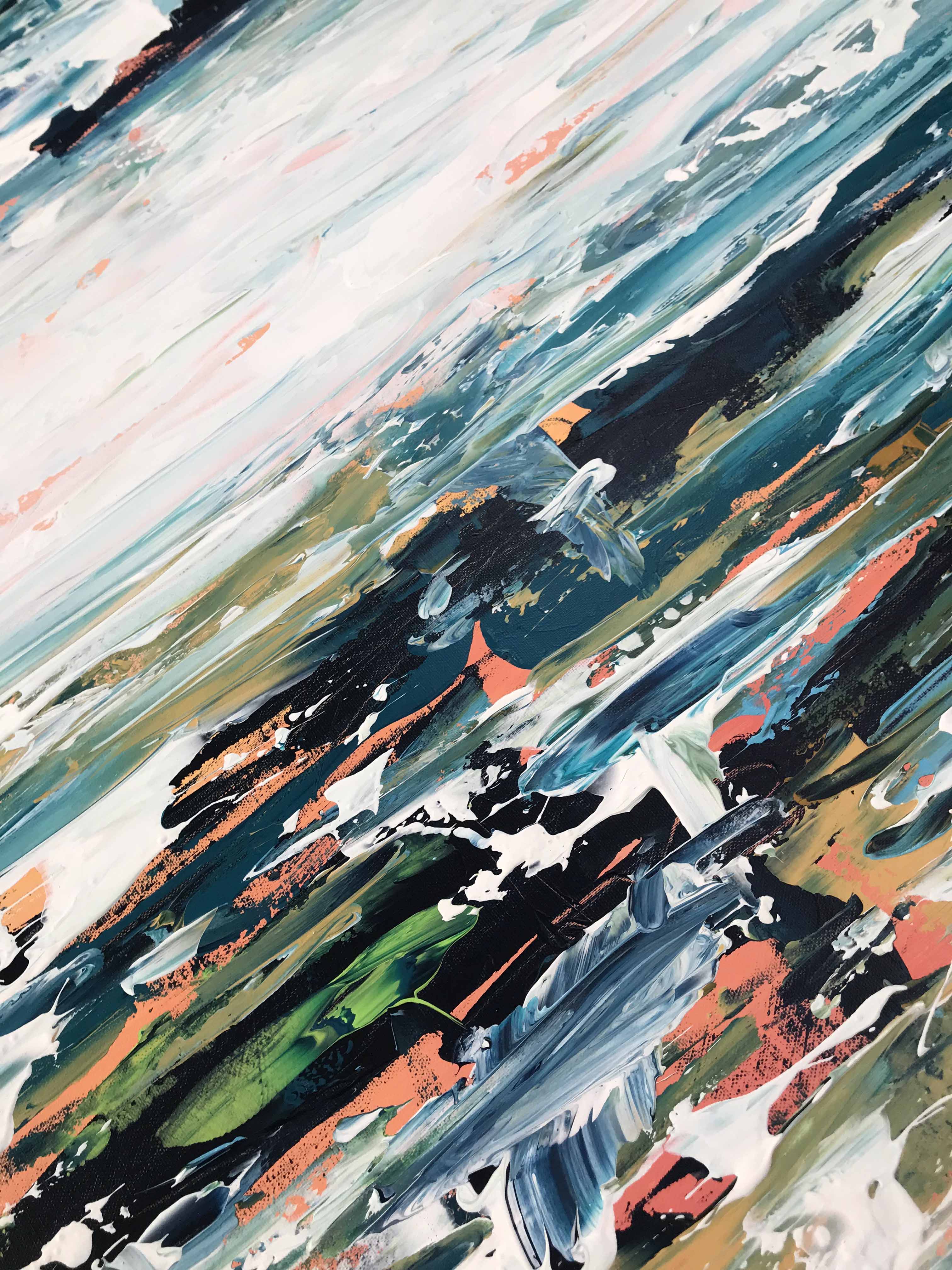 Exertion X - 122x90 cm - Original Painting-OmarObaid.com