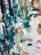 Navigating Through The Storm - 122x61 cm - Original Painting