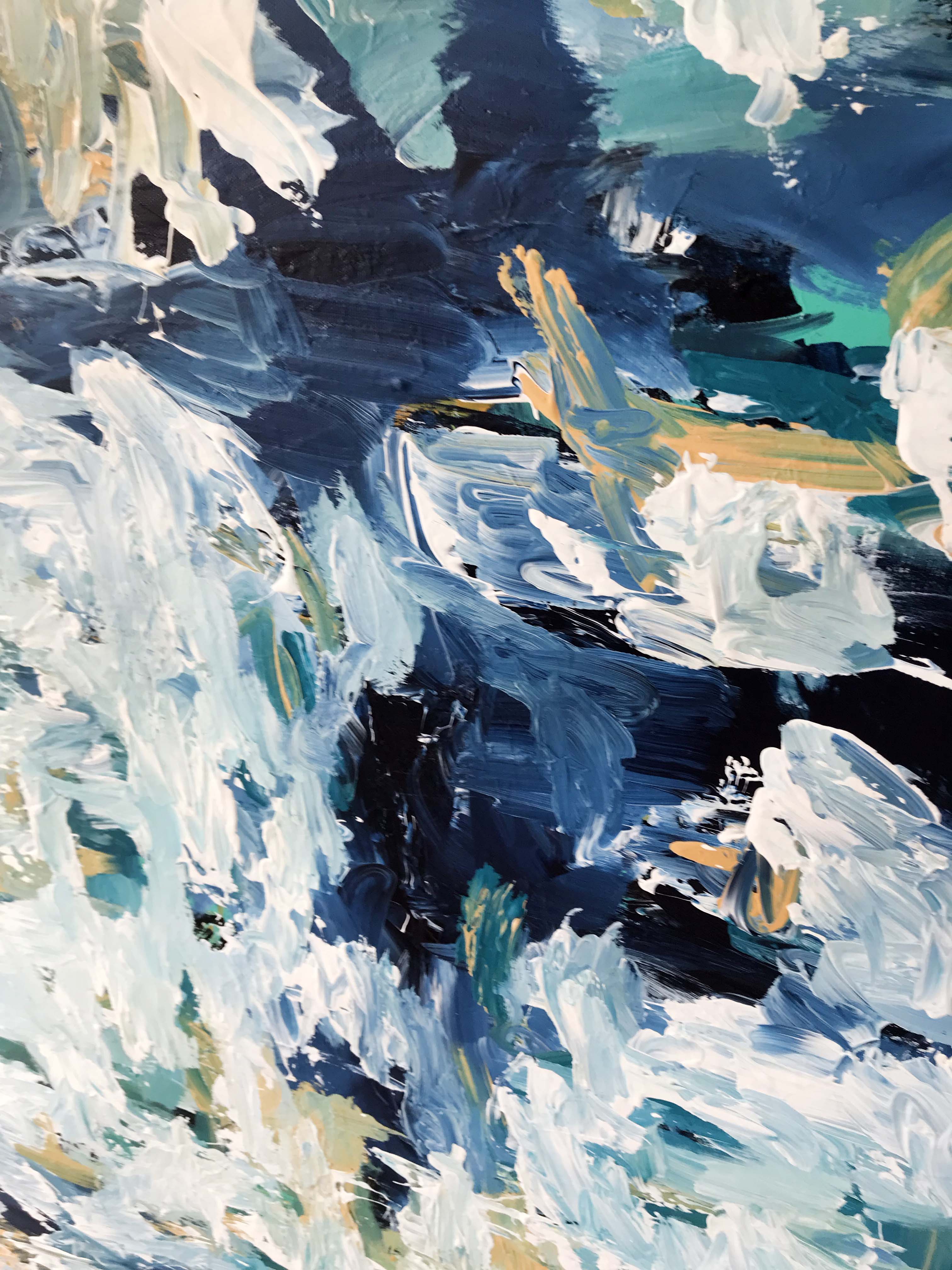 Silent River - 152x76 cm - Original Painting