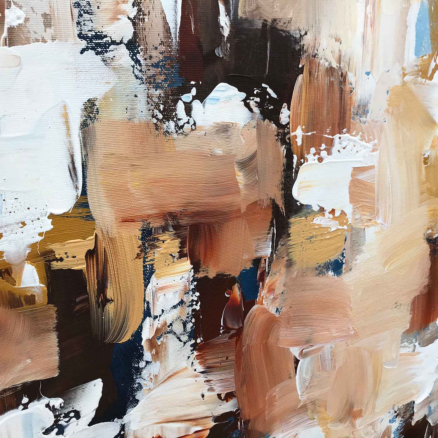 Sunset - 102x102 cm - Original Painting