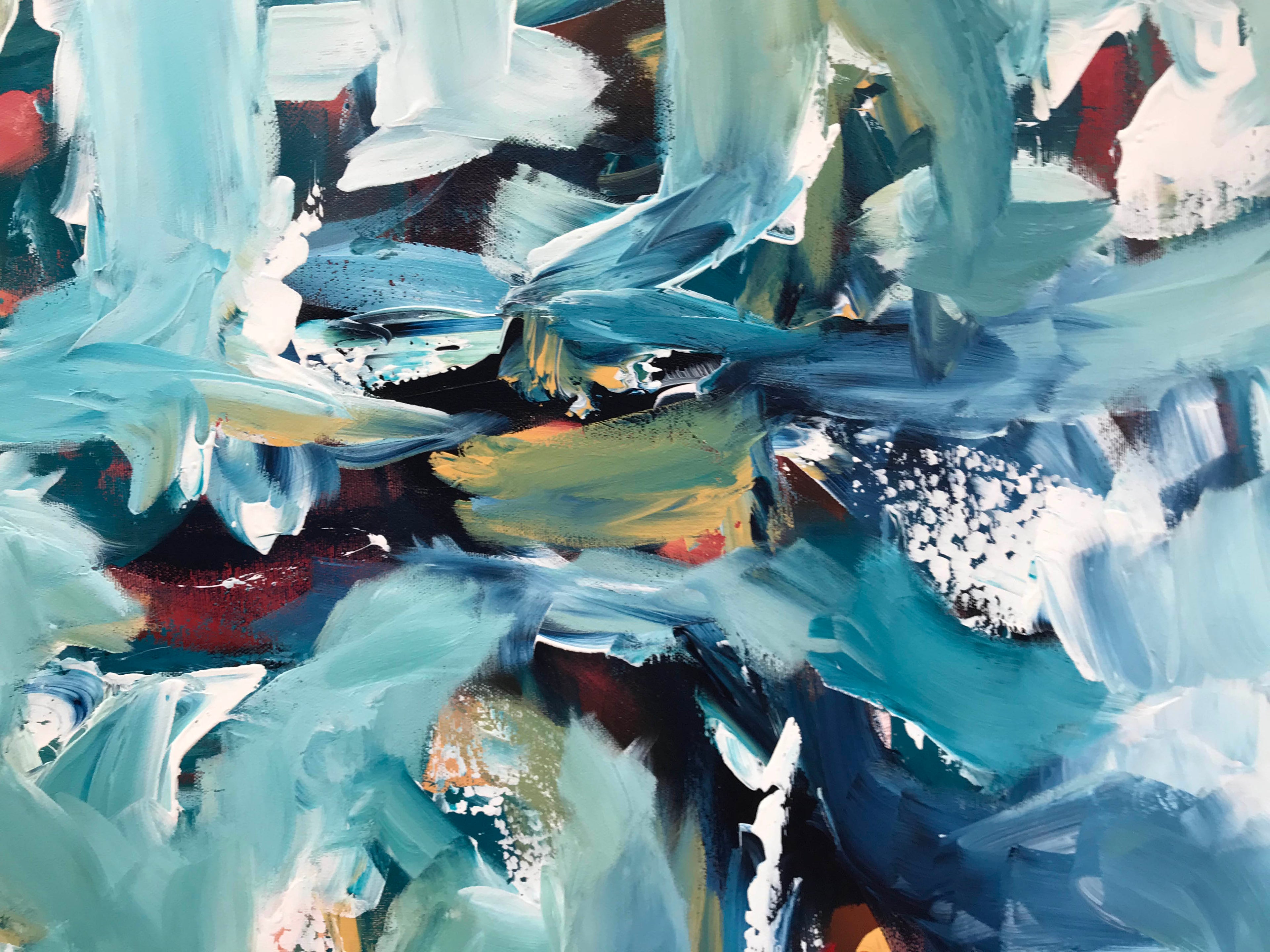 Suspended - 122x90 cm - Original Painting-OmarObaid.com