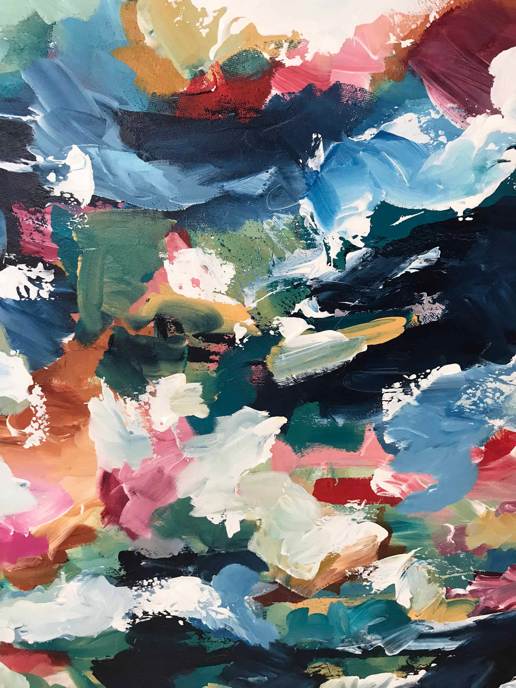 The Muse - 122x90 cm - Original Painting-OmarObaid.com