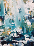 Suspended - 122x90 cm - Original Painting-OmarObaid.com