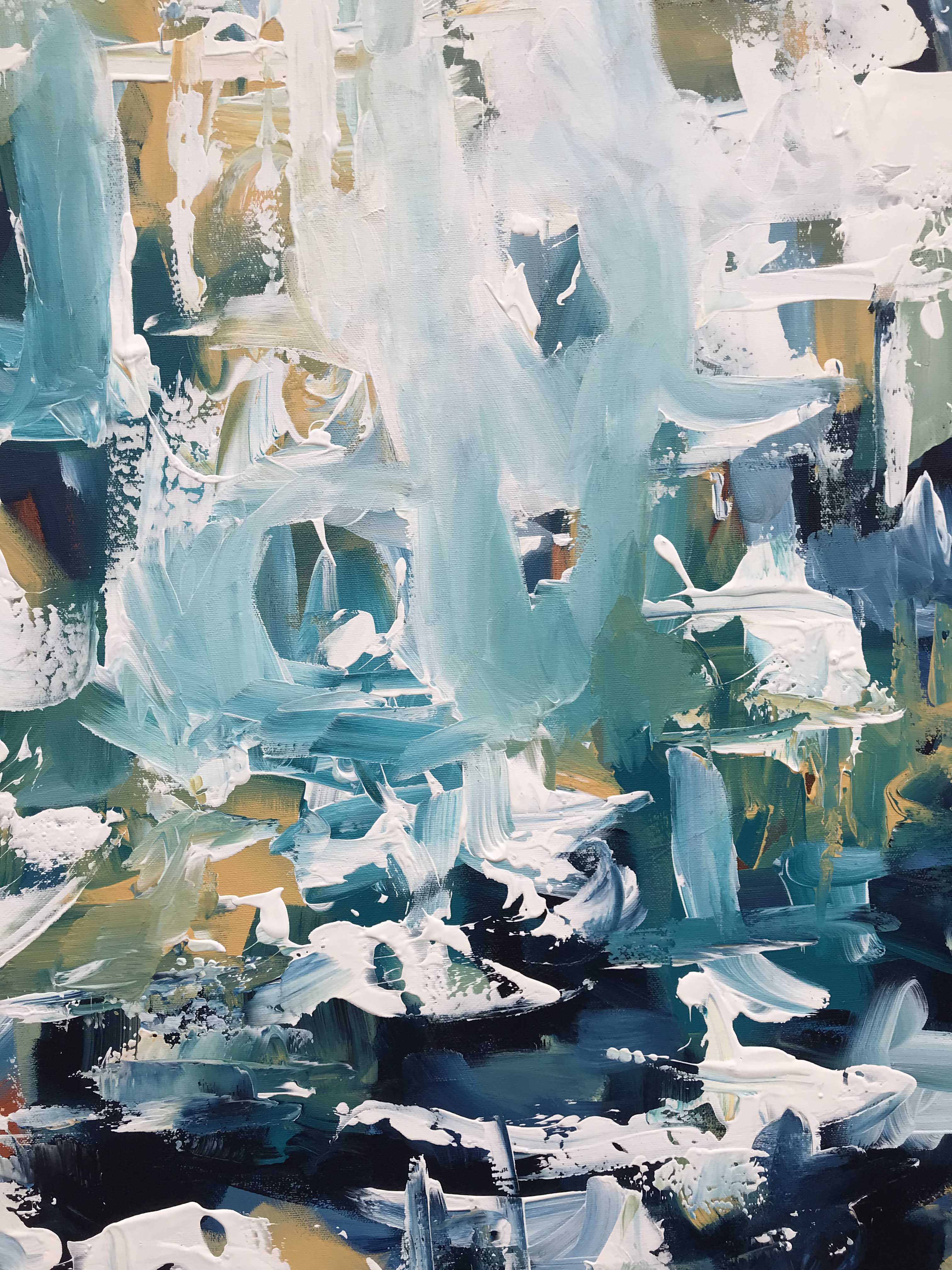 Suspended - 122x90 cm - Original Painting-OmarObaid.com