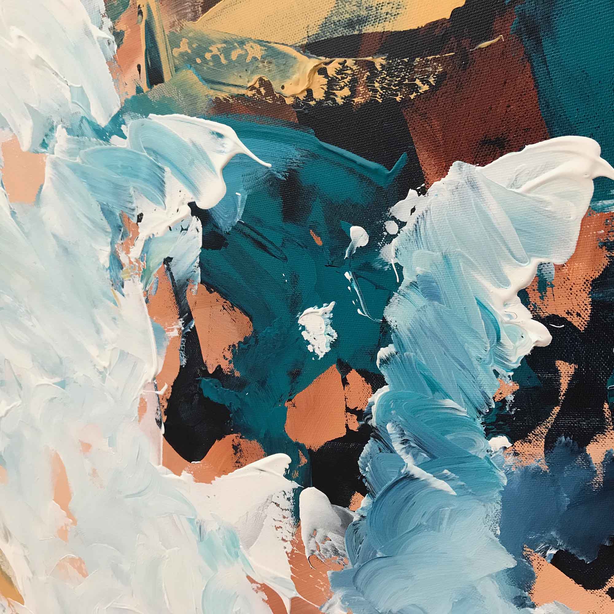 Chasing Waves - 152x92 cm - Original Painting