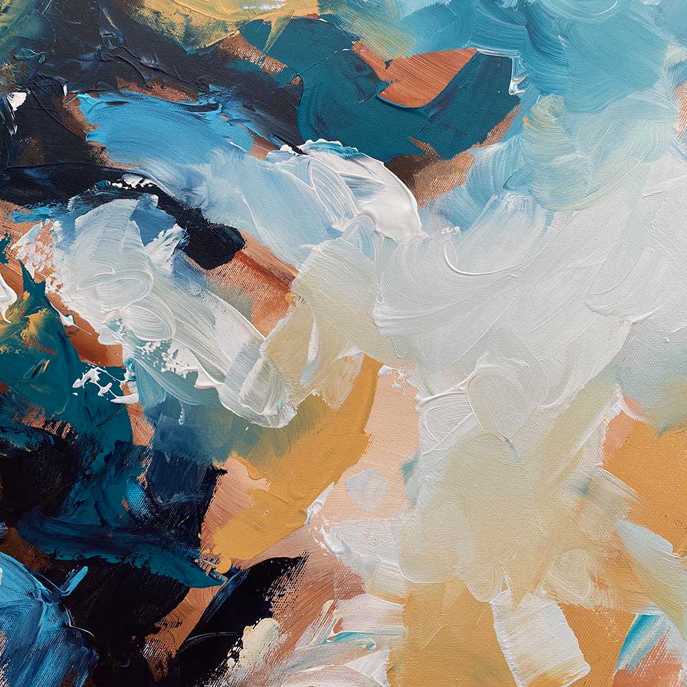 Colourful Memories - 102x102 cm - Original Painting