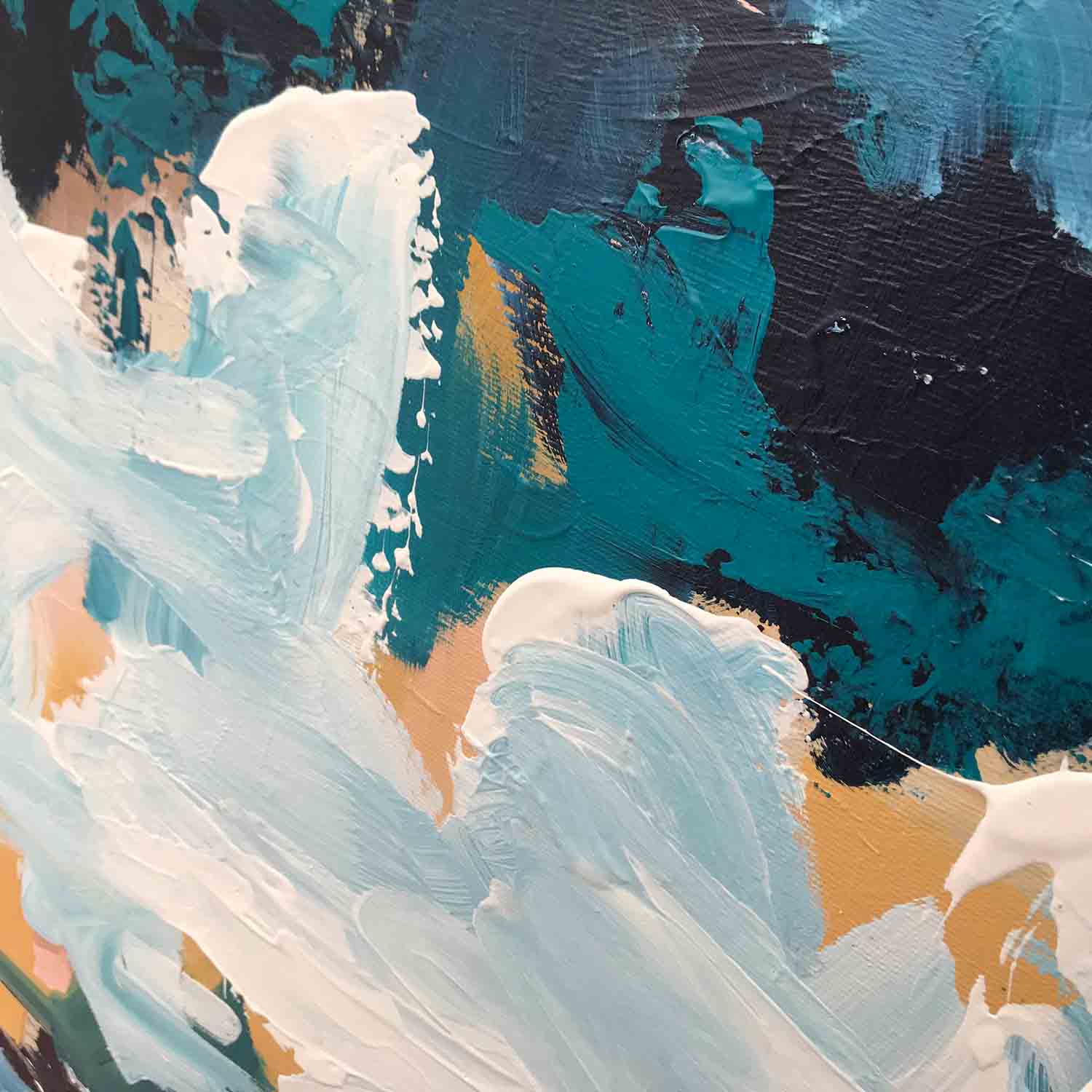 Crashing Waves - 152x122 cm - Original Painting
