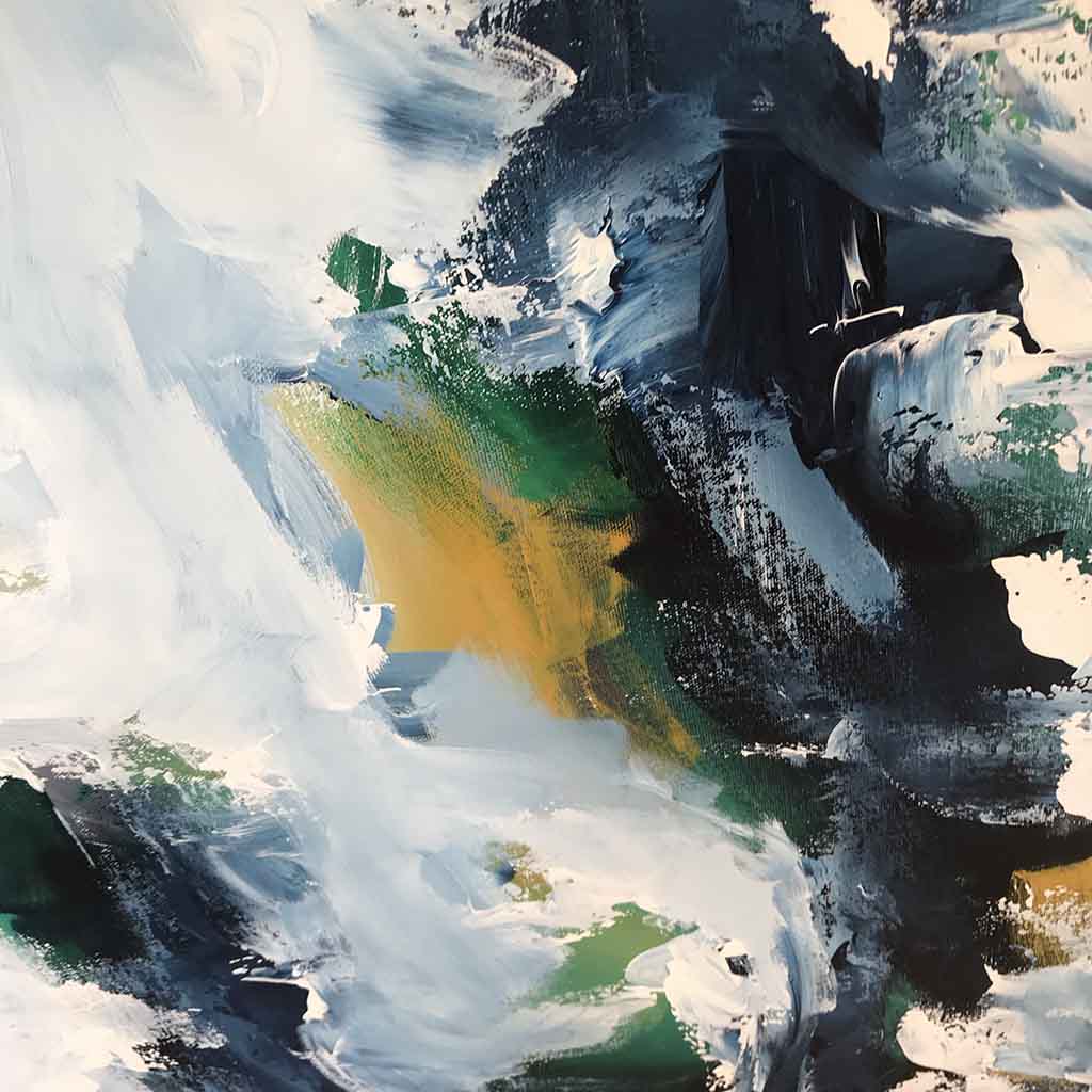 Distracted Abstract Distracted - 182x76 cm - Original Painting – OmarObaid.com