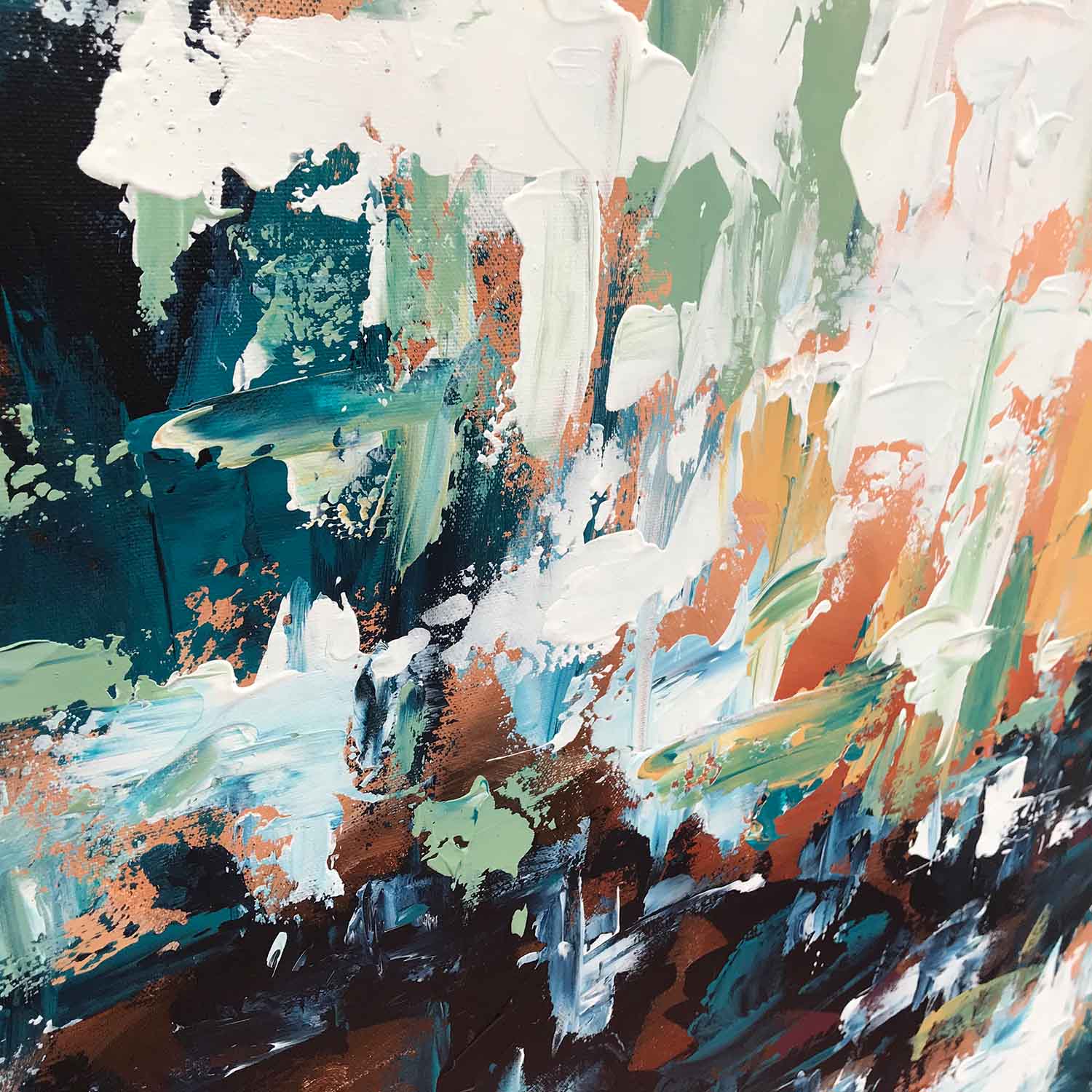 Floating - 152x102 cm - Original Painting