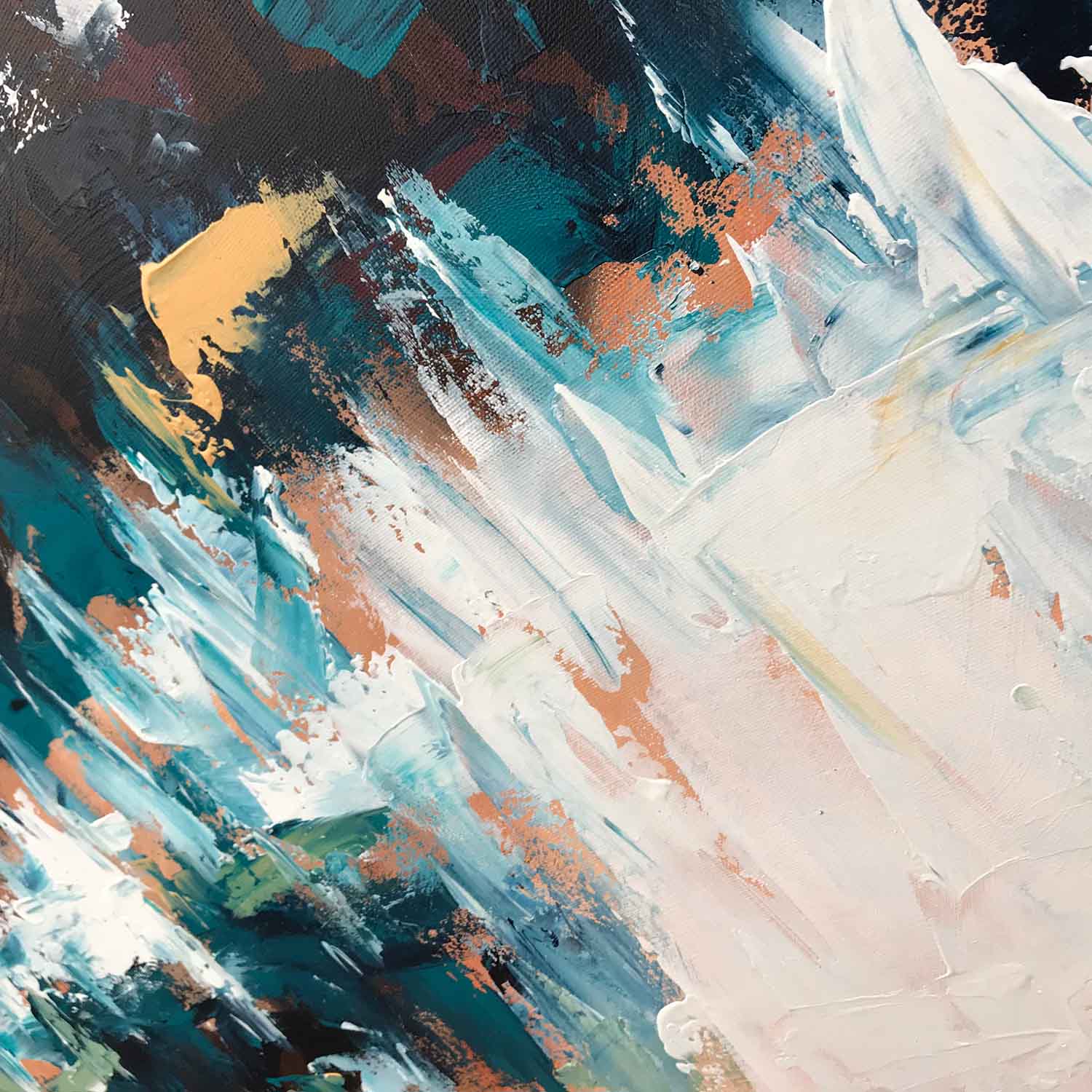 Floating - 152x102 cm - Original Painting