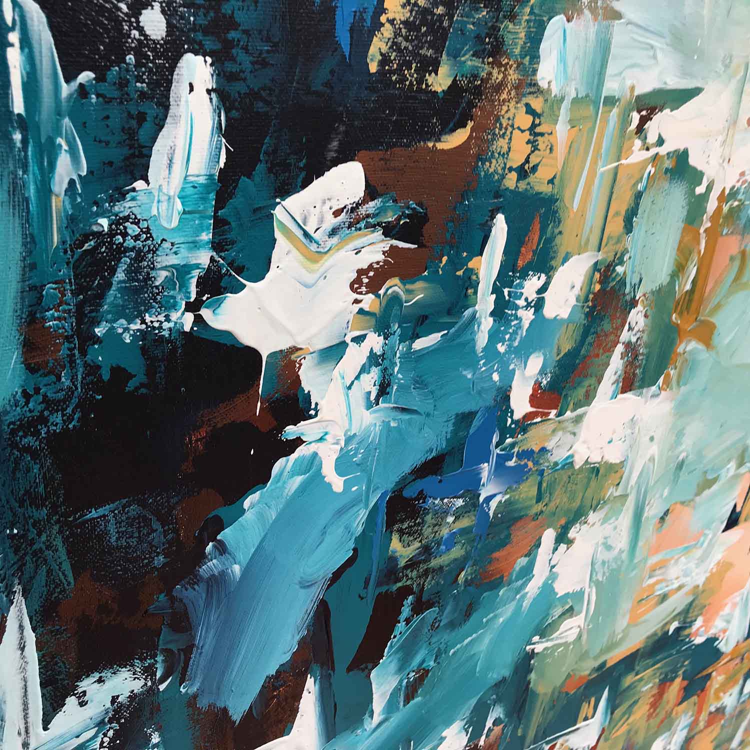 Rebuilding The Fortress - 152x82 cm - Original Painting