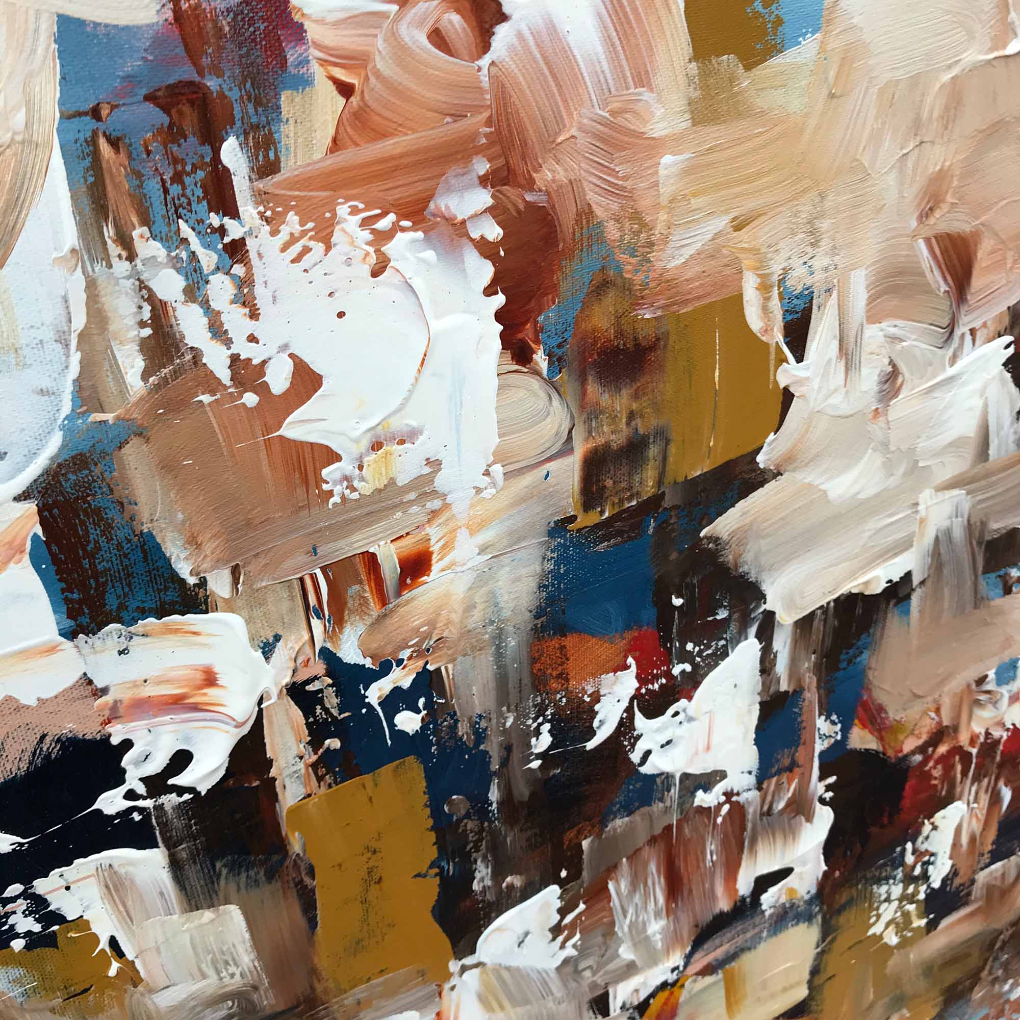Sunset 2 - 102x102 cm - Original Painting
