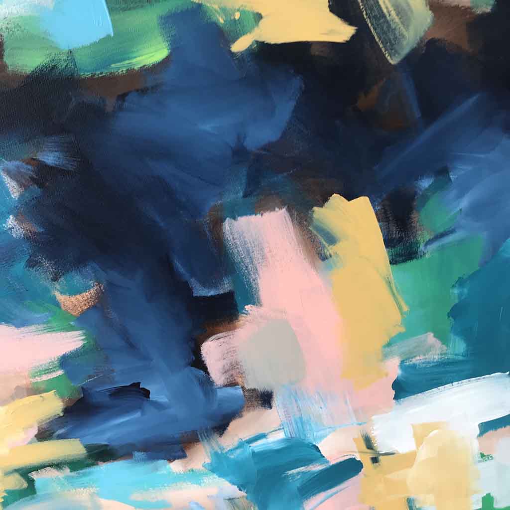 Labyrinth - 102x102 cm - Original Painting