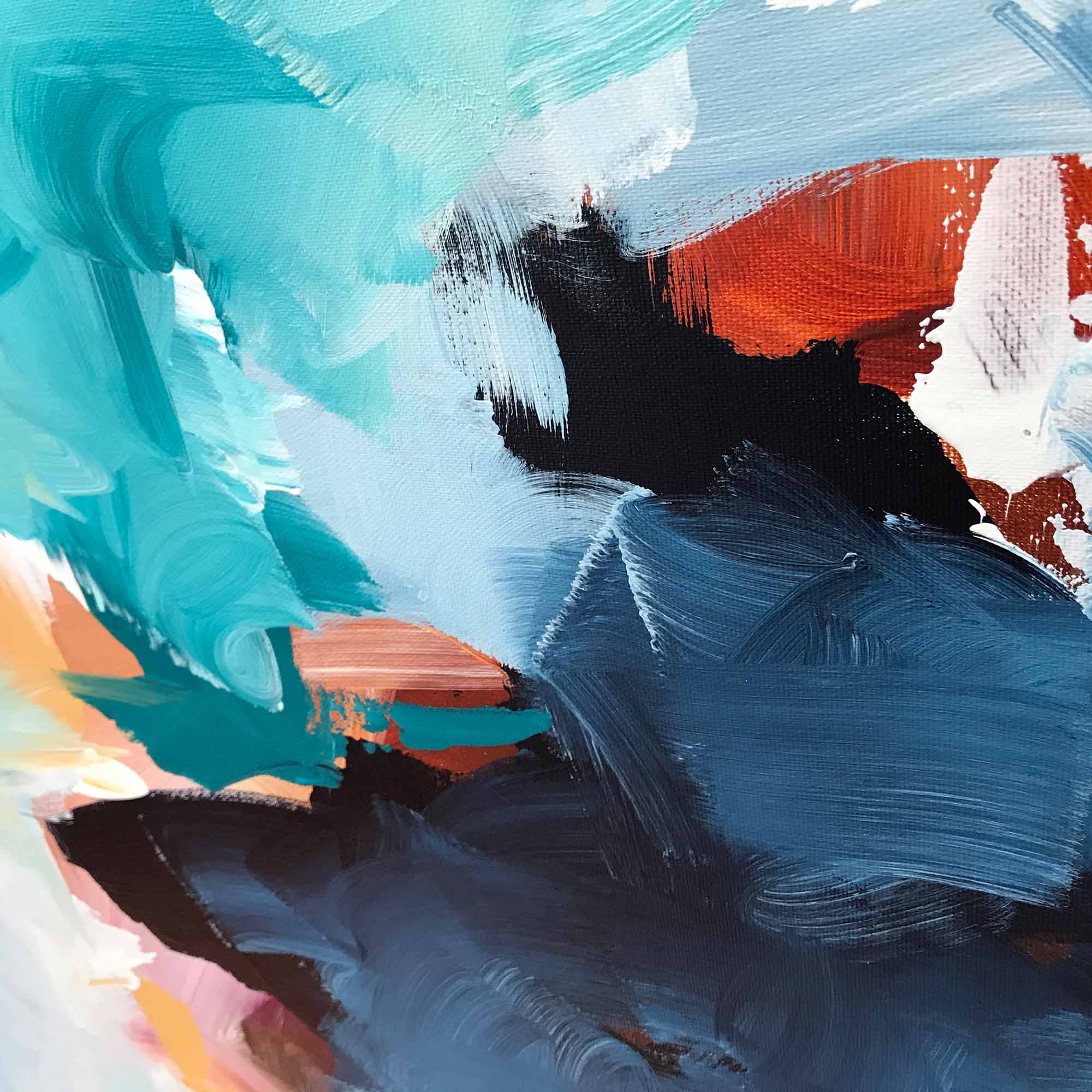 A Ripple In the Ocean - 152x80 cm - Original Painting