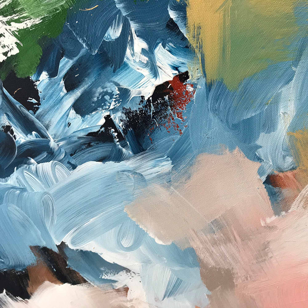 Adapting To The Unknown - 204x92 cm - Diptych Original Painting
