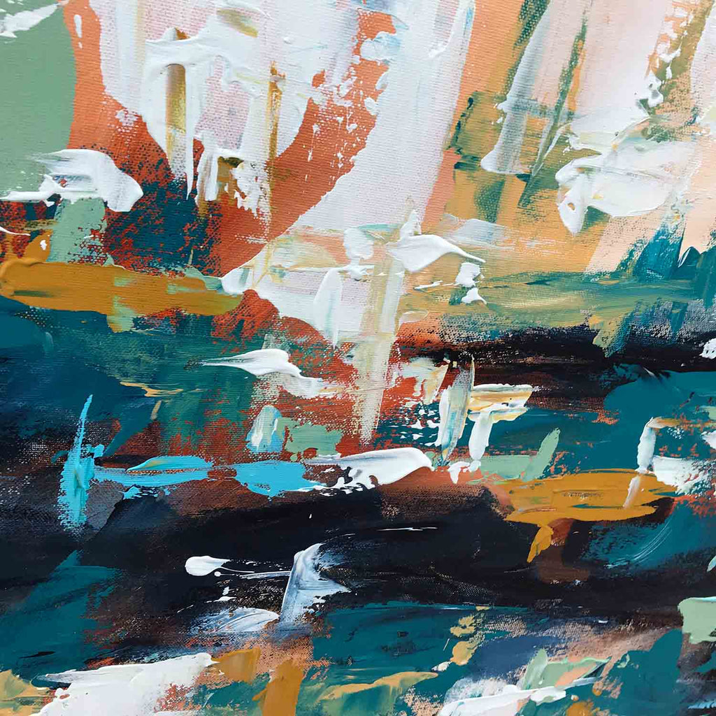 Just Passing By - 122x61 cm - Original Painting