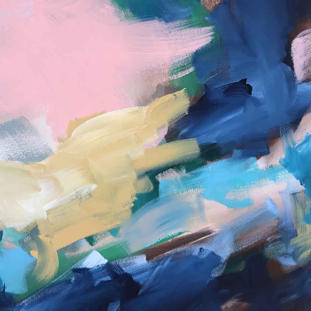 Labyrinth - 102x102 cm - Original Painting