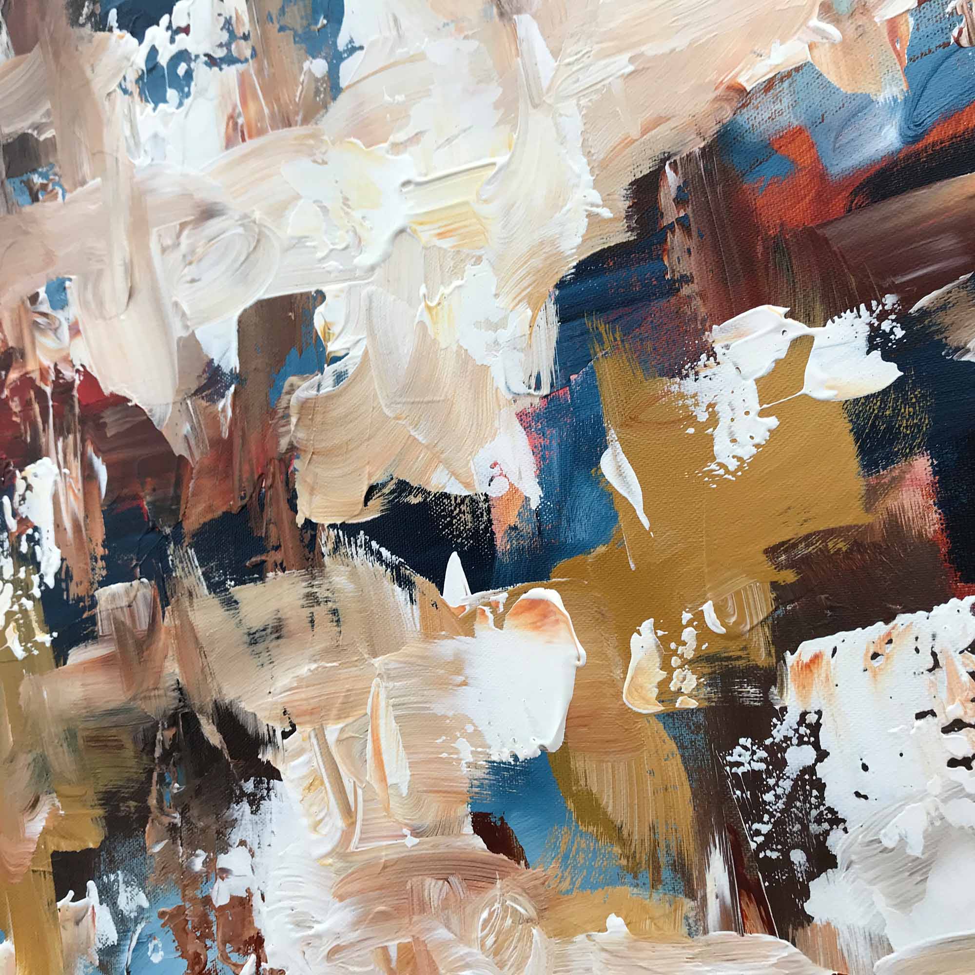 Sunset 2 - 102x102 cm - Original Painting
