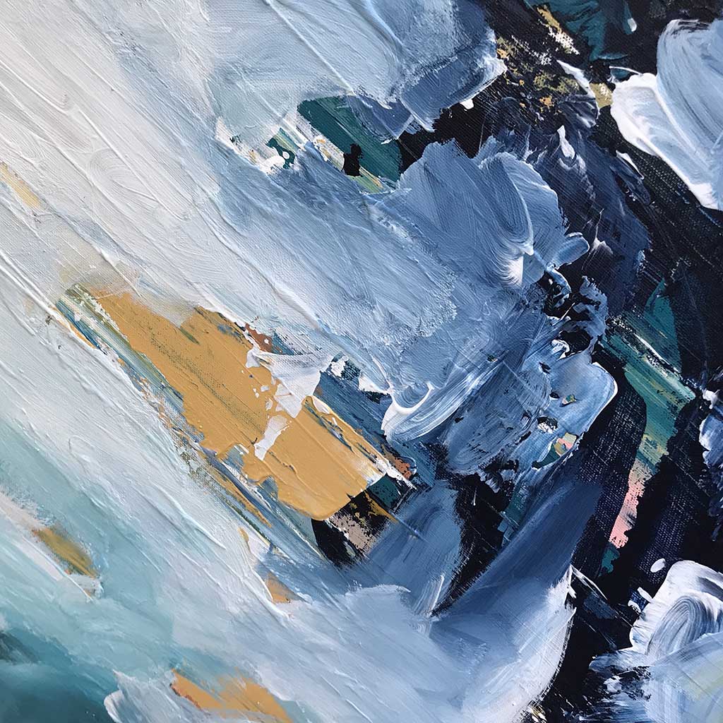Rain Drops - 122x82 cm - Original Painting