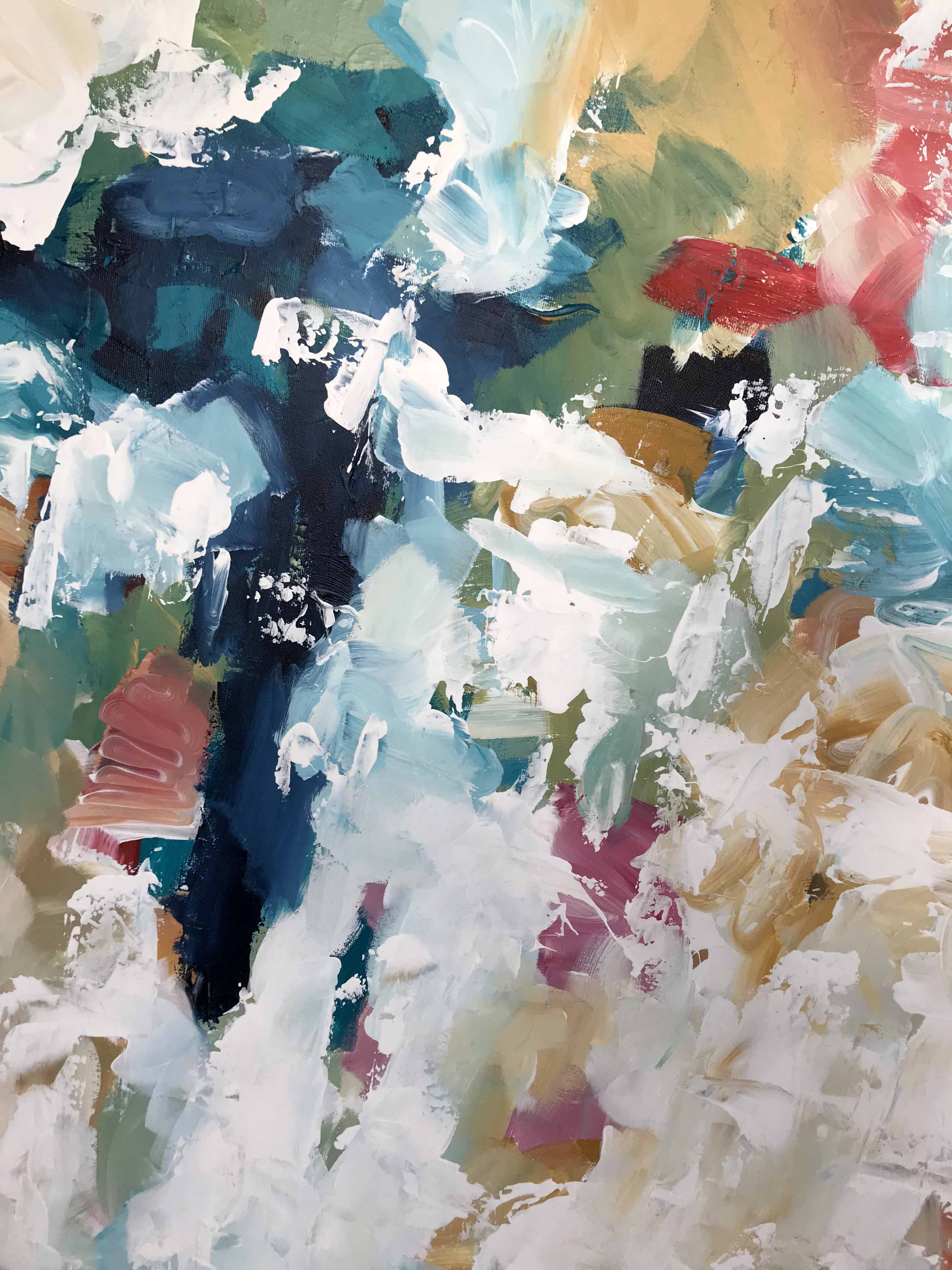 Regain The Fire - 122x90 cm - Original Painting-OmarObaid.com