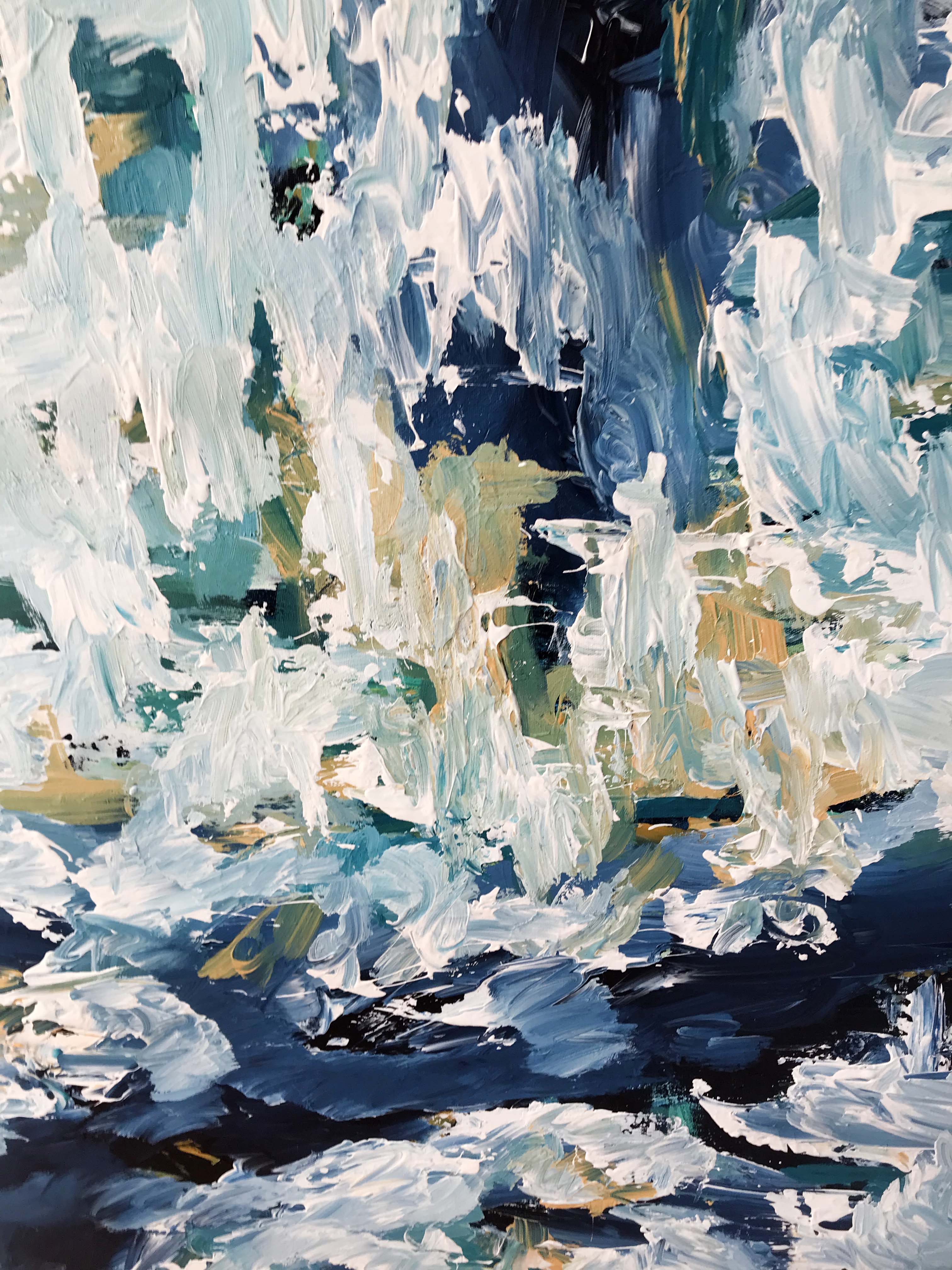 Silent River - 152x76 cm - Original Painting