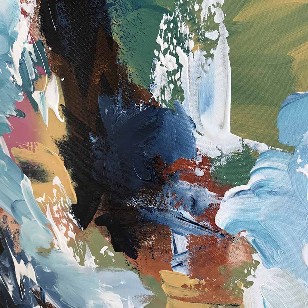 The Uncertain Path Part 3 - 102x50 cm - Original Painting