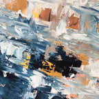 Through The Night - 122x70 cm - Original Painting