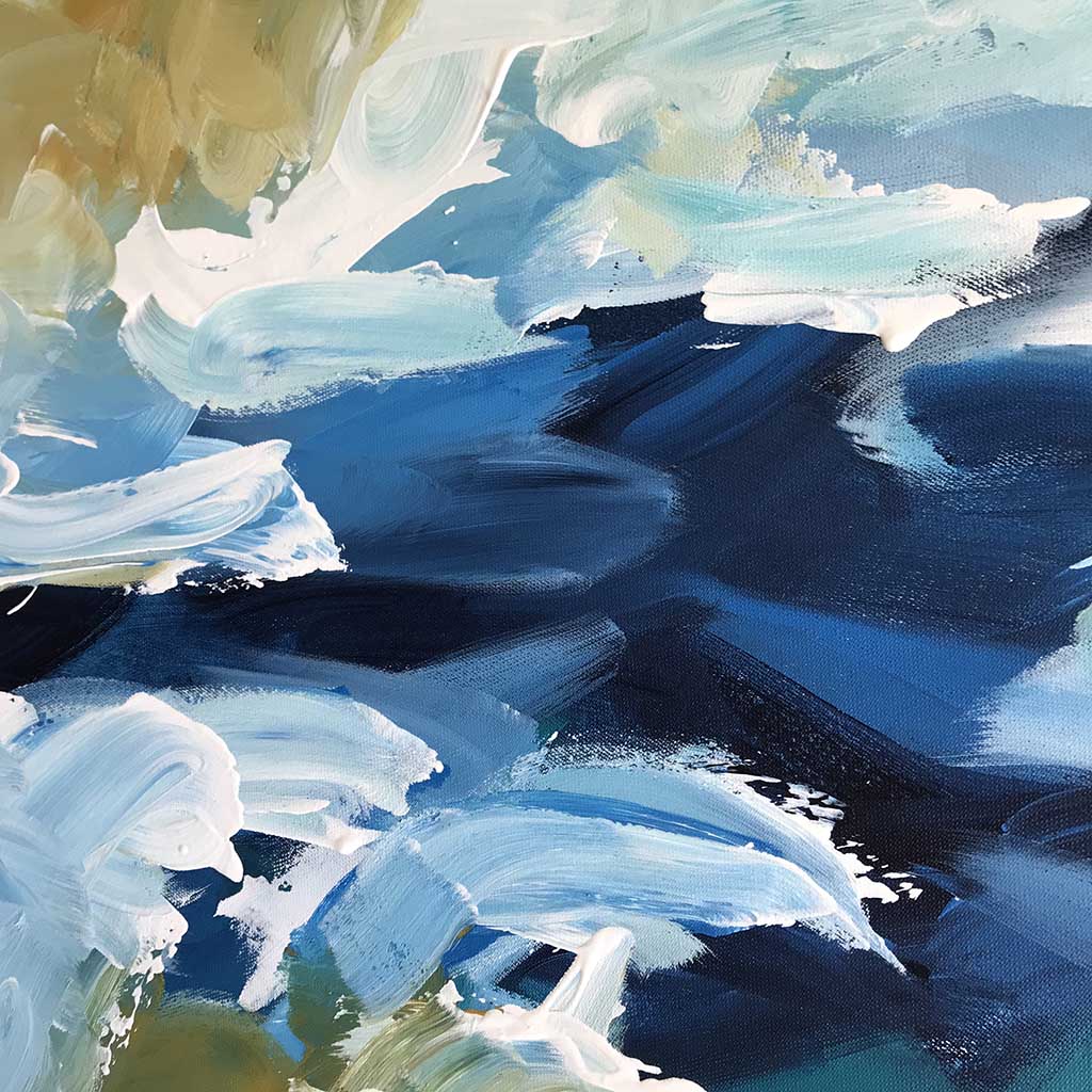 When The Moment Comes Part 2 - 92x102 cm - Original Painting