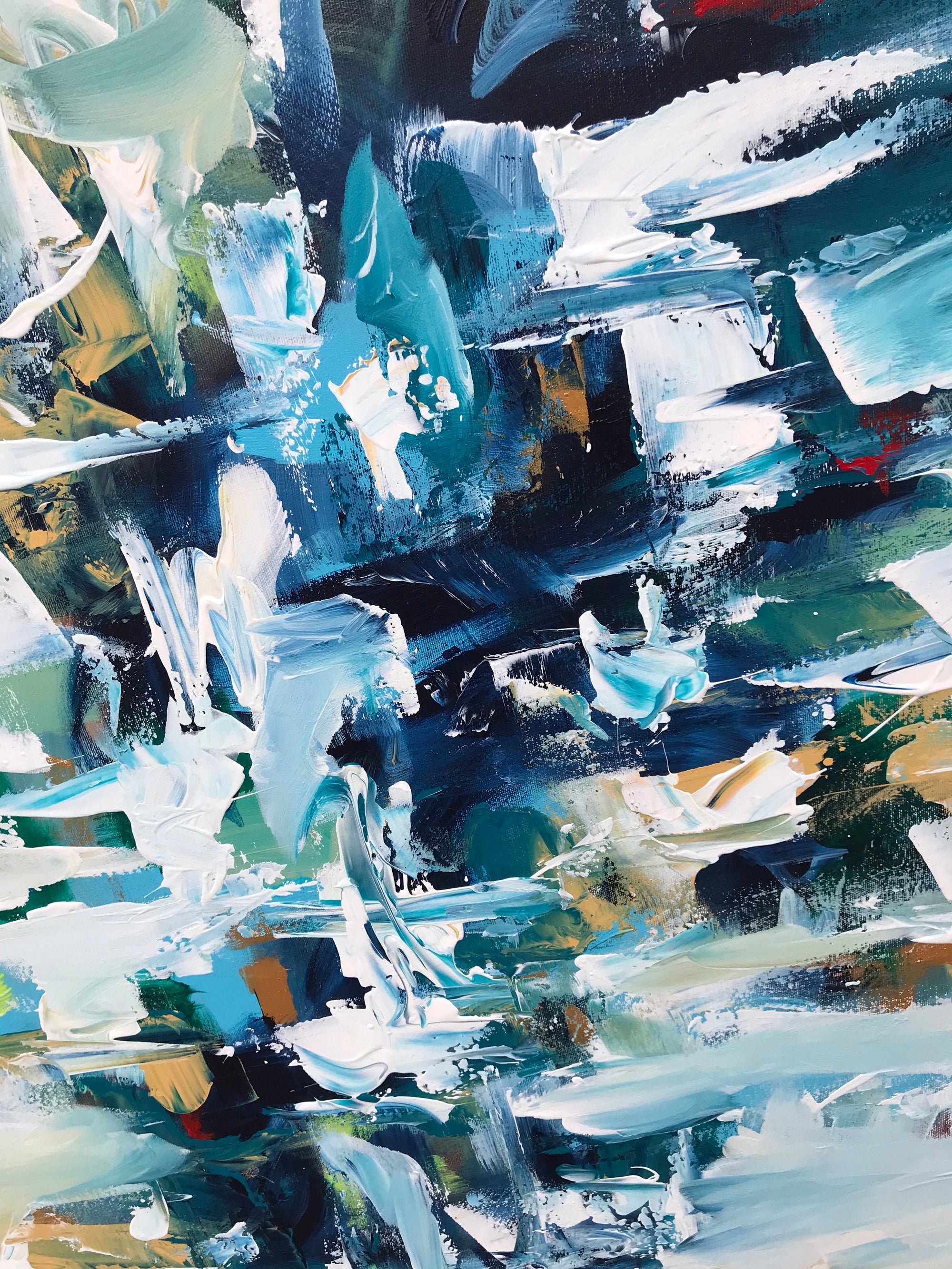 Dreaming Once Again - 152x120 cm - Original Painting-OmarObaid.com