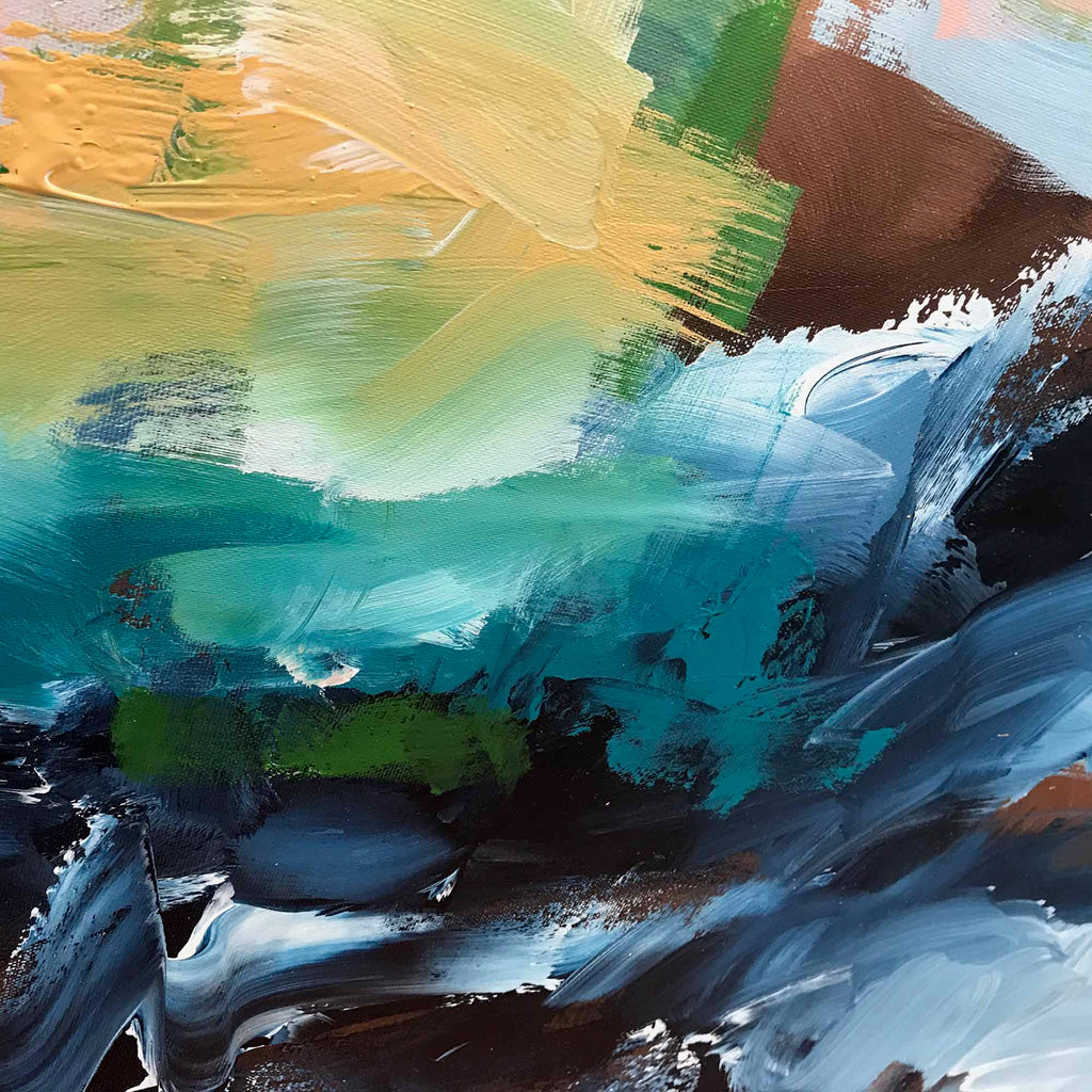 Adapting To The Unknown - 204x92 cm - Diptych Original Painting