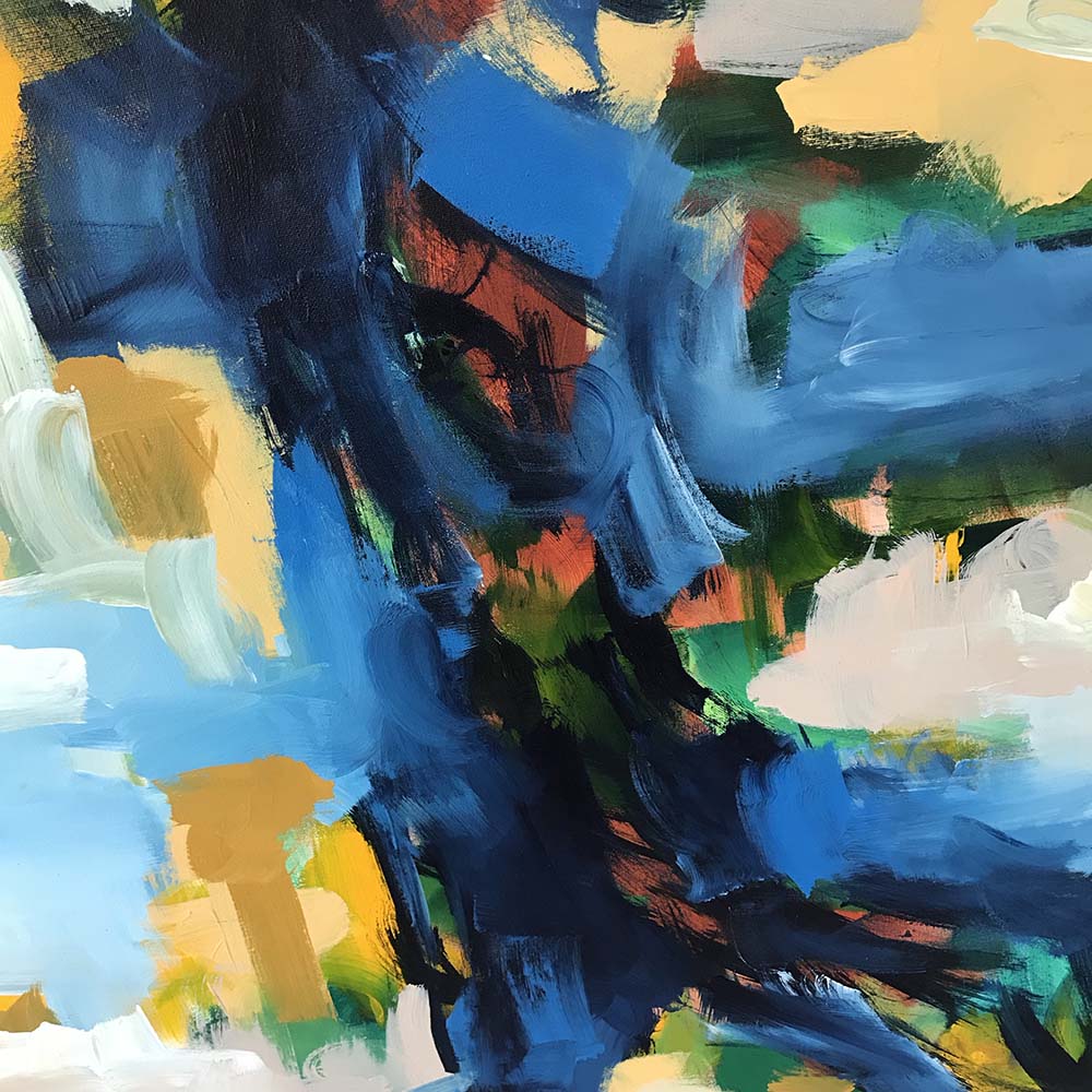 Autumn Leaves 2 - 152x76 cm - Original Painting