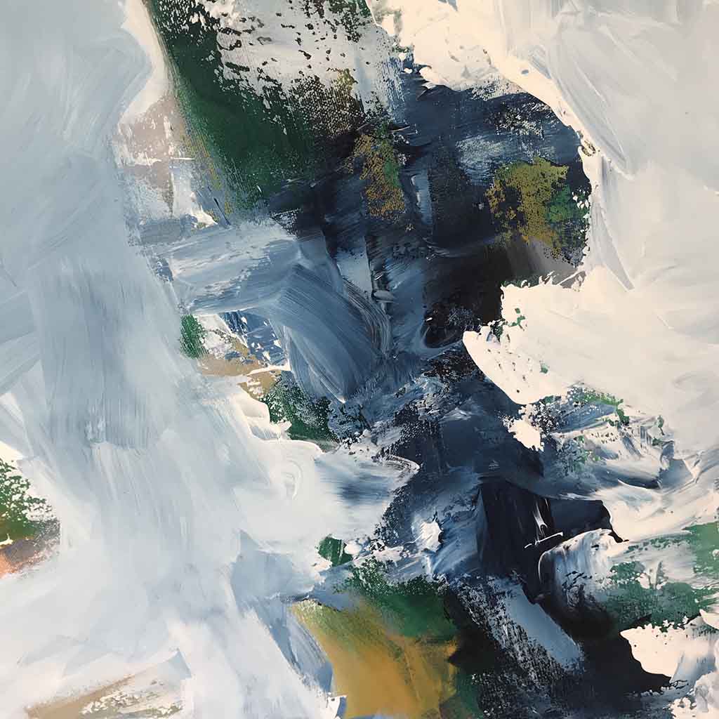 Distracted Abstract Distracted - 182x76 cm - Original Painting – OmarObaid.com