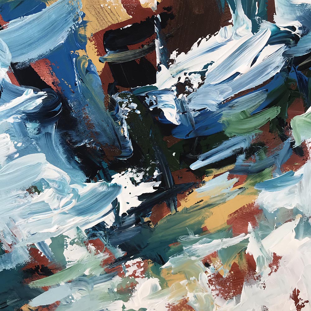 Shifting Sands Part 1 - 102x92 cm - Original Painting