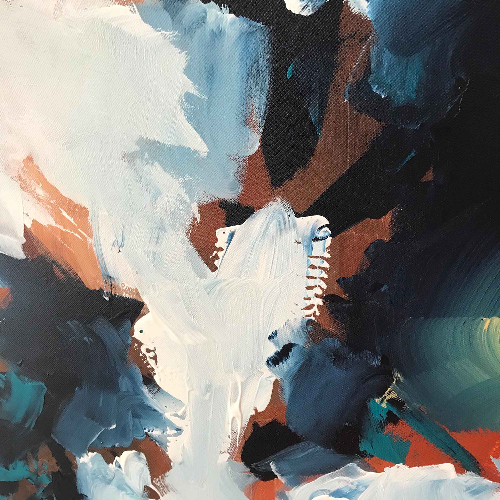 The Silent Tide - 102x92 cm - Original Painting