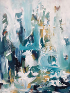 Suspended - 122x90 cm - Original Painting-OmarObaid.com