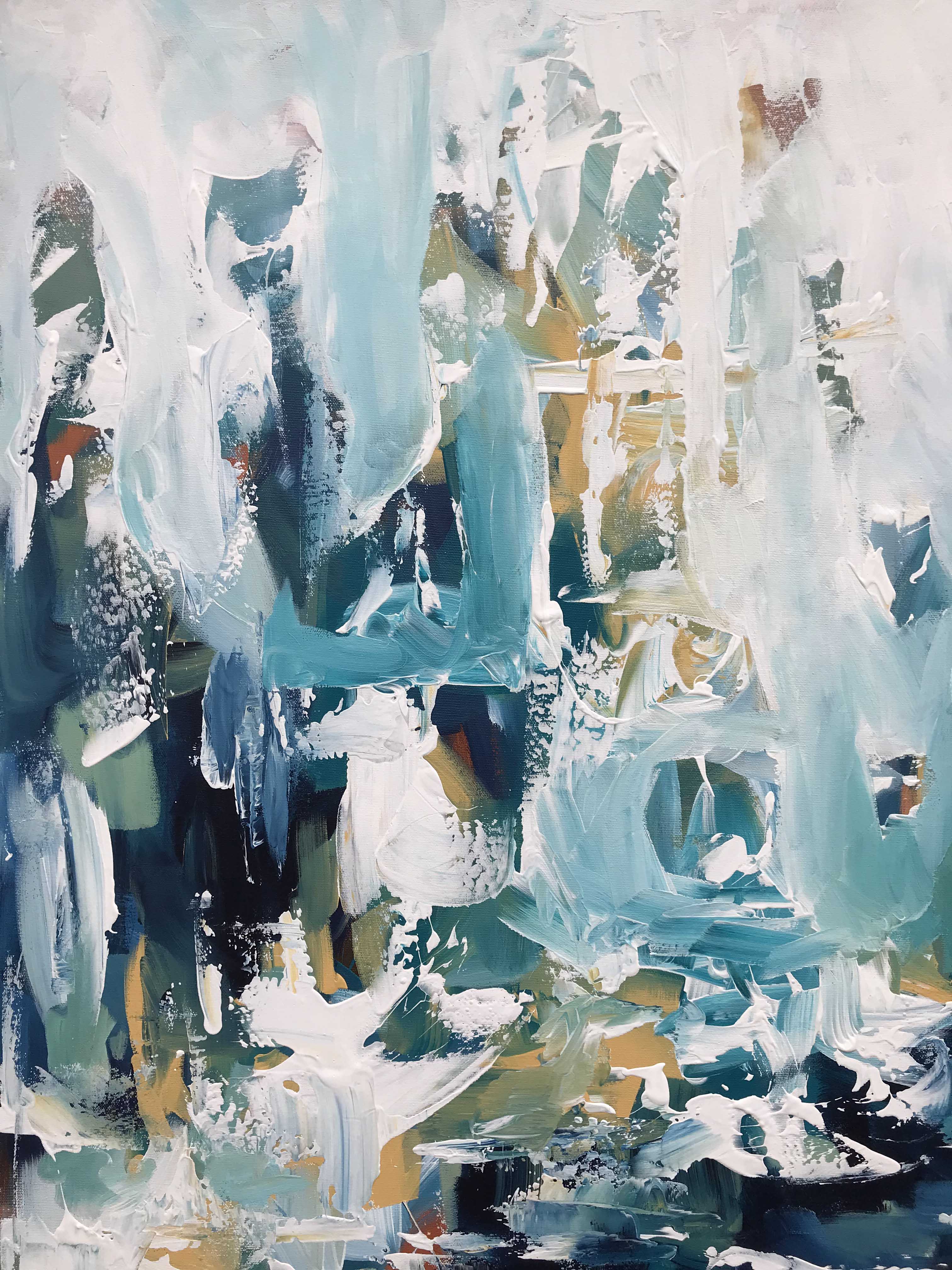 Suspended - 122x90 cm - Original Painting-OmarObaid.com