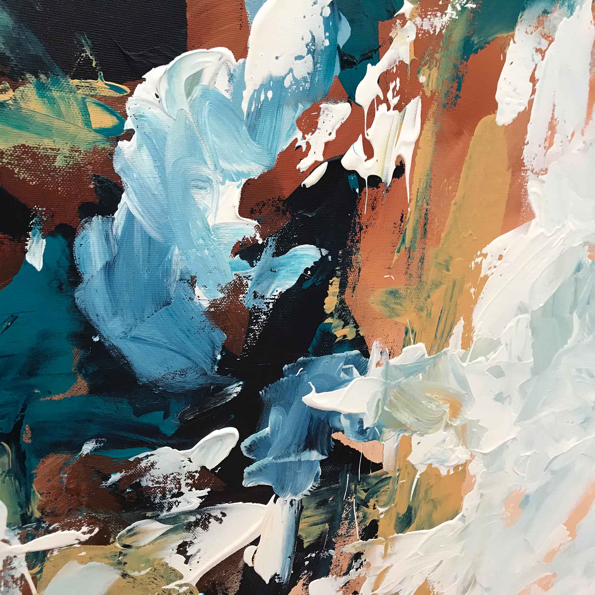 Chasing Waves - 152x92 cm - Original Painting