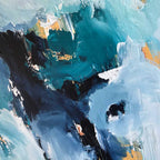Rain Drops - 122x82 cm - Original Painting