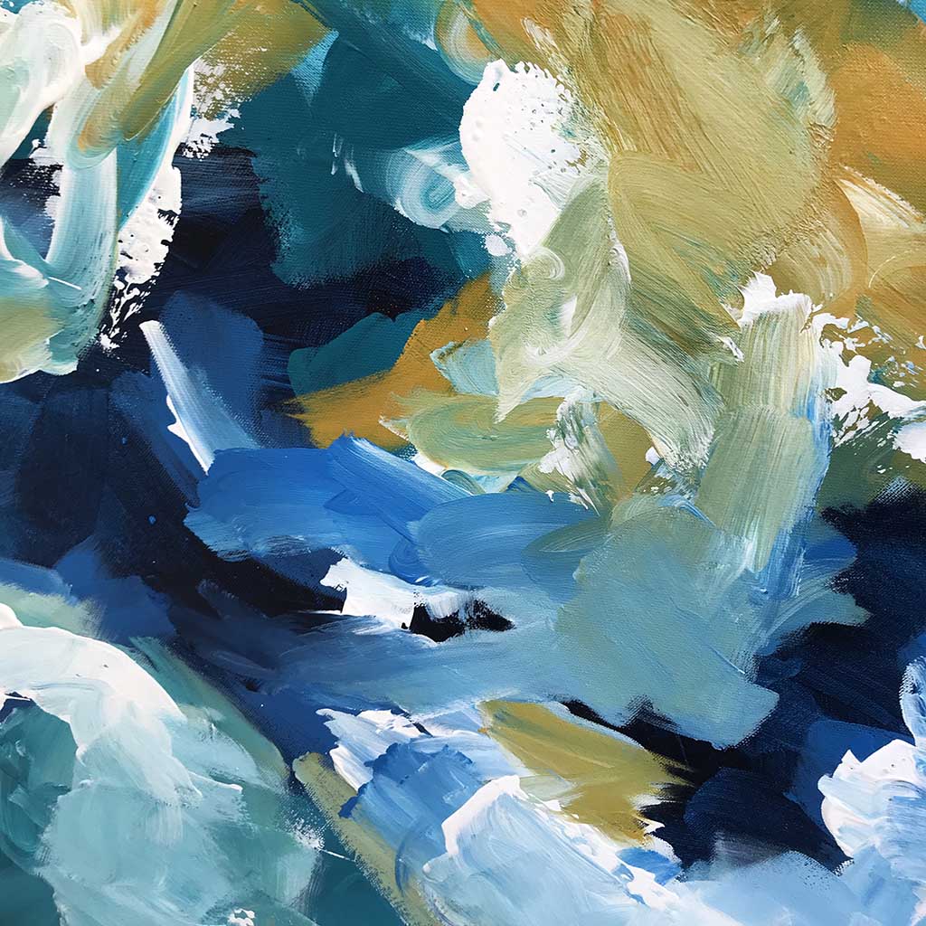 When The Moment Comes Part 1 - 92x102 cm - Original Painting