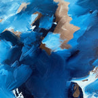 Run While You Can - 102x102 cm - Original Painting
